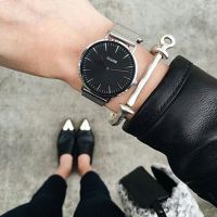 CLUSE | Boho Chic - Mesh Zilver/Zwart 3